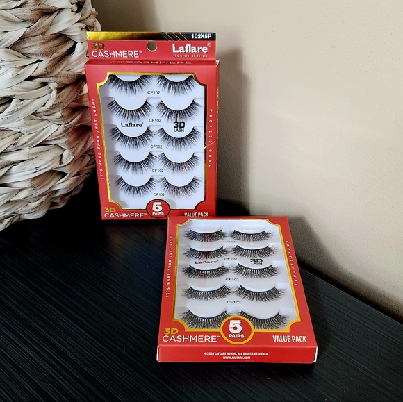 LAFLARE | The Secret of Beauty 3D CASHMERE 5 Pair Eye Lash Set (1 PACK) - Picture 4 of 4